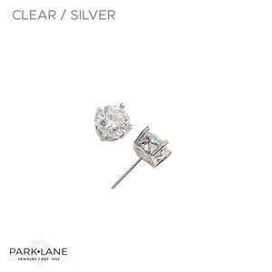 Park Lane Impression Earrings Silver‎ with Clear Crystals
